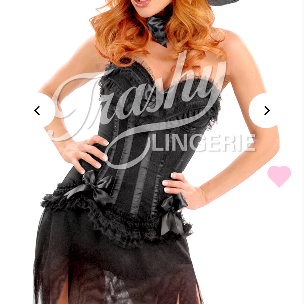 Large Black Trashy Lingerie Corset